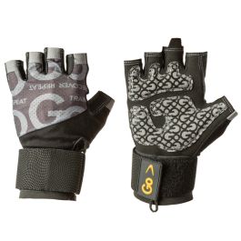 GOFIT(R) GOFGFGTCWM MED WRIST WRP GLV BLK/GRY